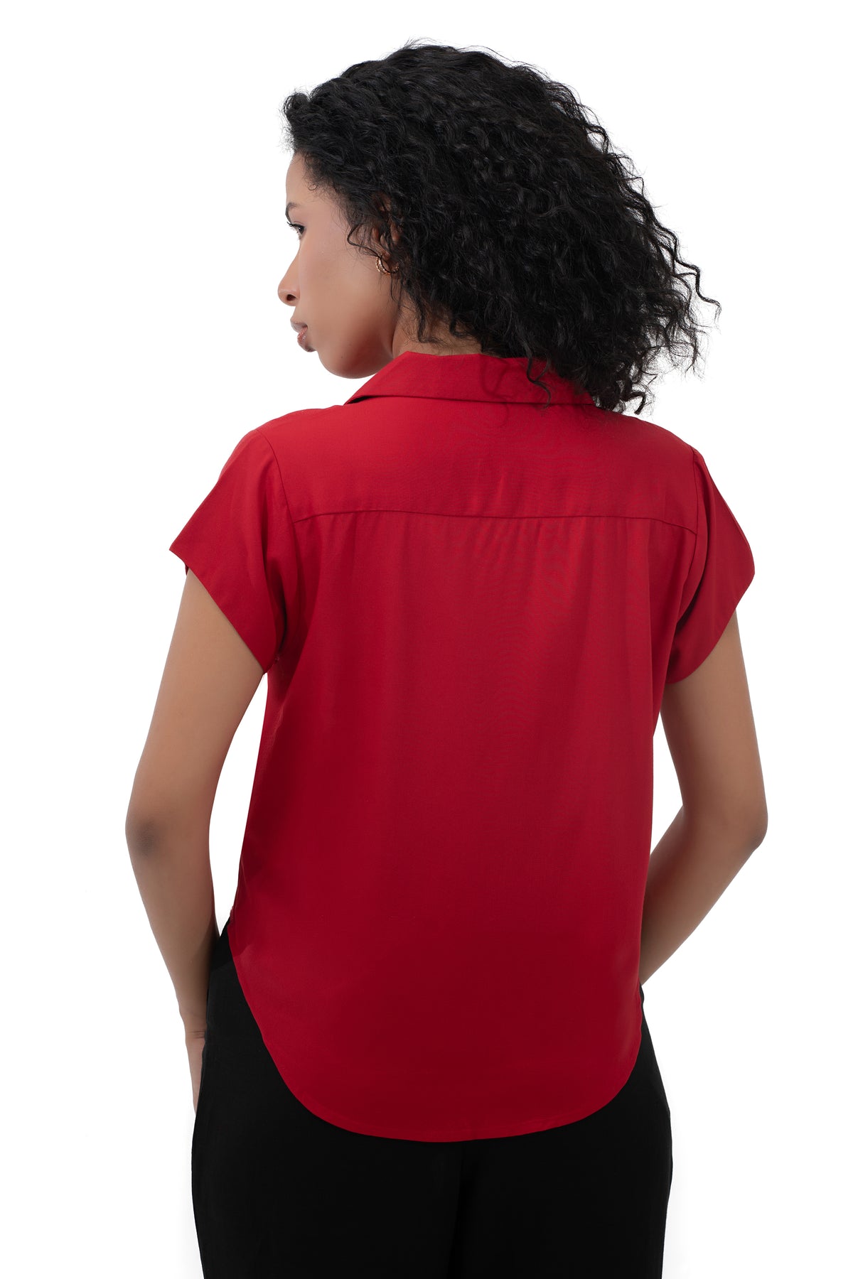 Zykaz Cuban Collar Shirt in Eqestrain Red
