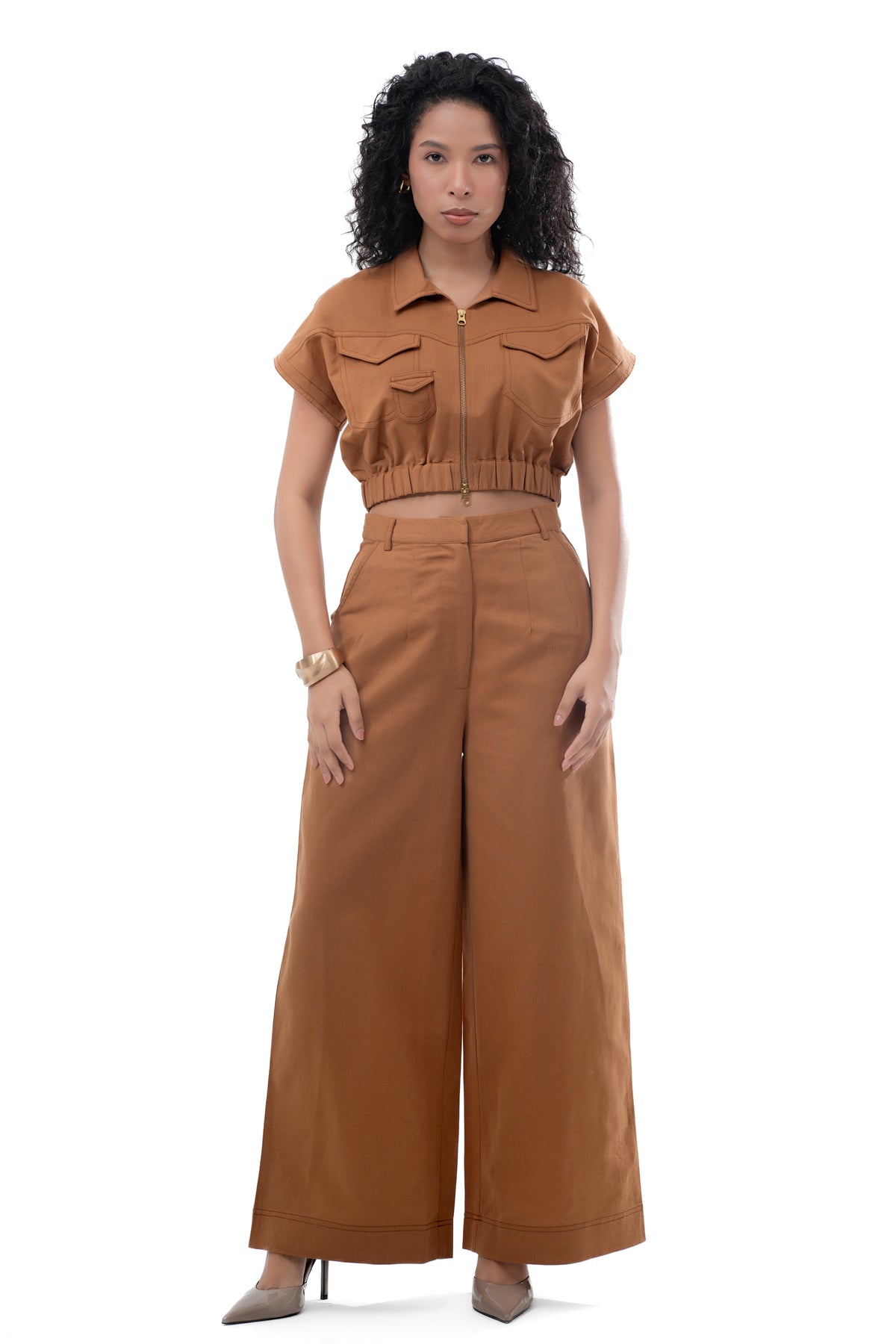 Zykaz Urban Muse Co-ord Set in Chipmunk