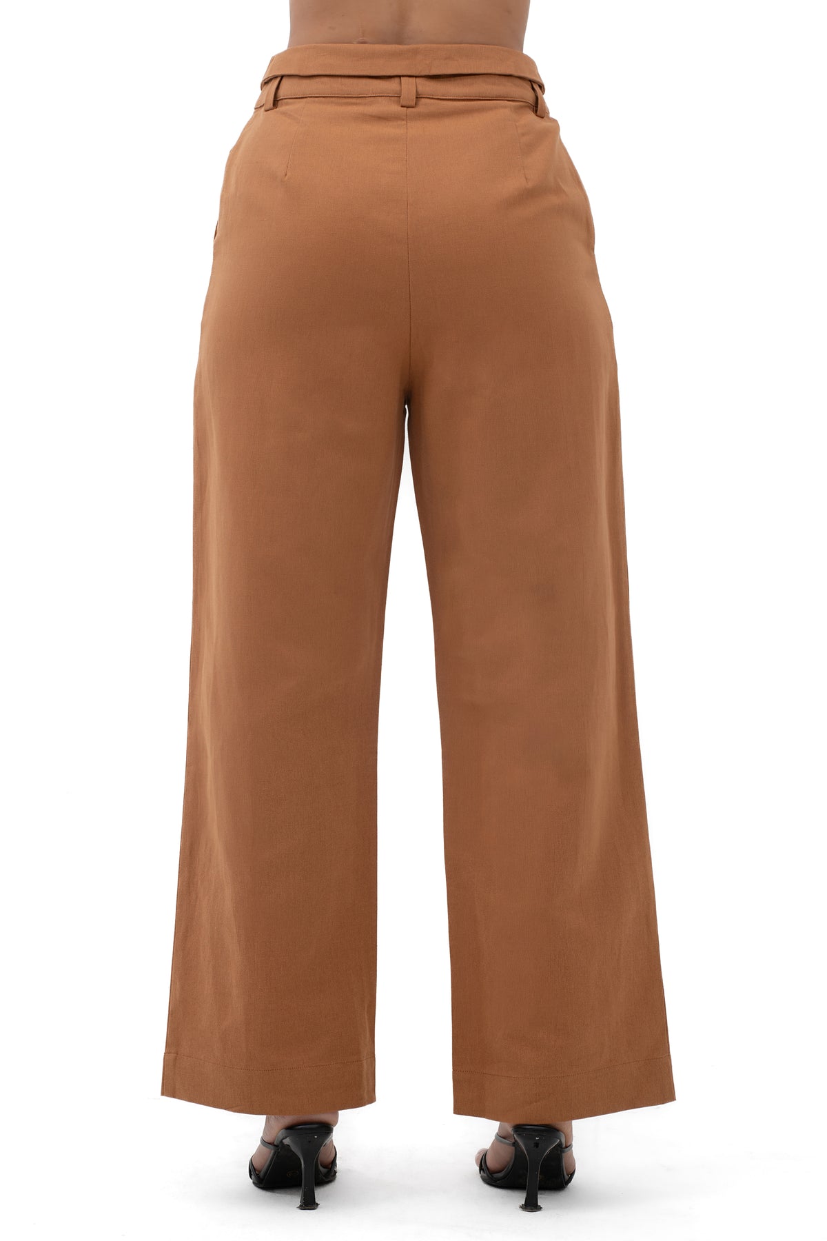 Zykaz Collared Waist Trouser in Chipmunk