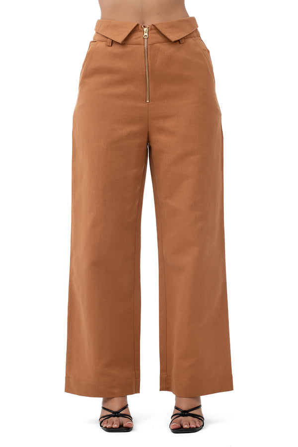 Collared Waist Trouser