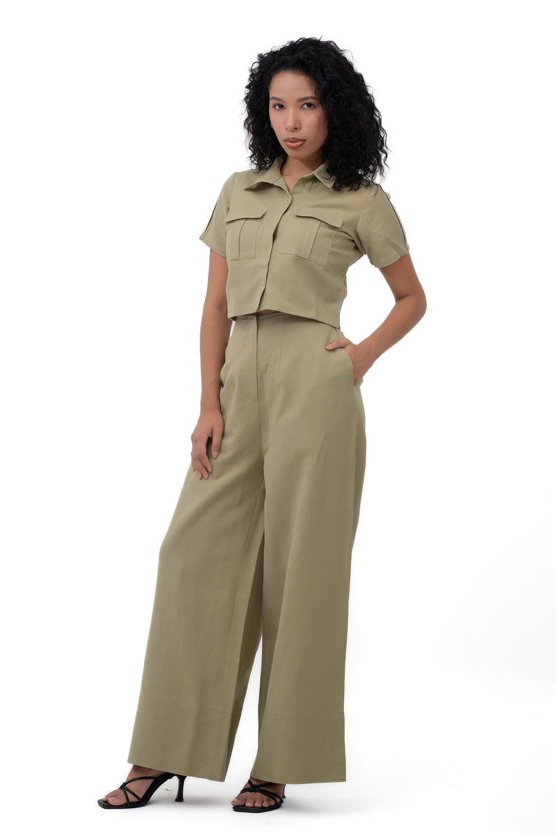 Zykaz Modern Trouser in Sage Green