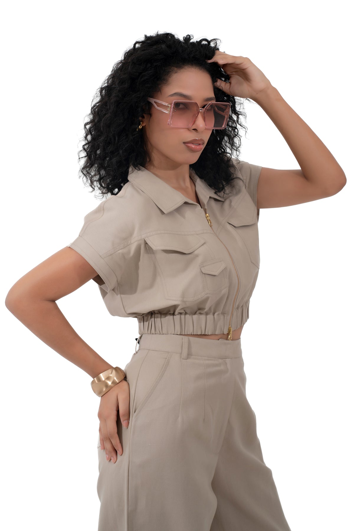 Zykaz Urban Muse Trouser in White Onyx