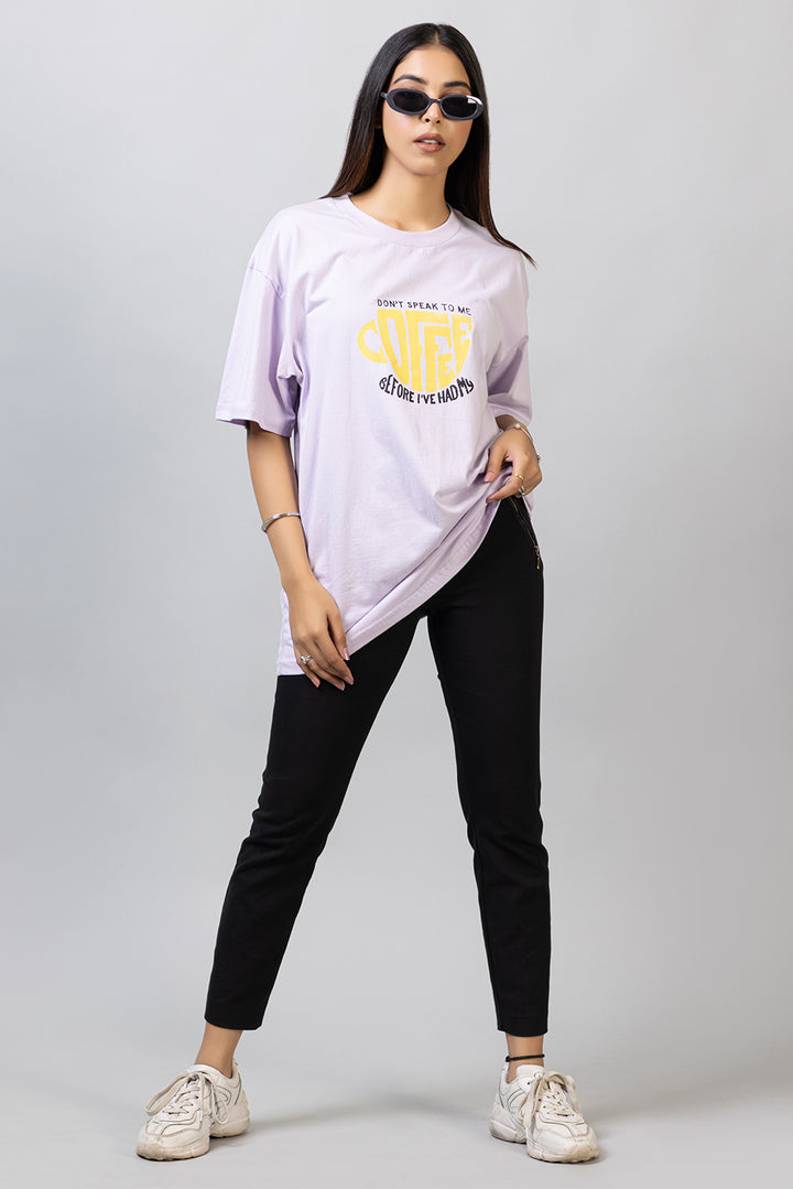 Don't Speak To Me Boyfriend Fit Tee - zykaz