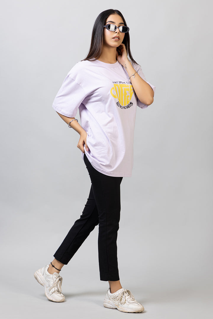 Don't Speak To Me Boyfriend Fit Tee - zykaz