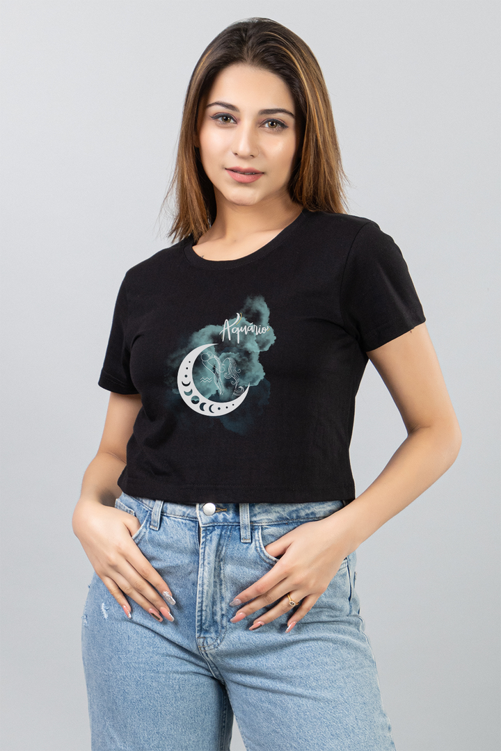 Aquarius Crop Tee