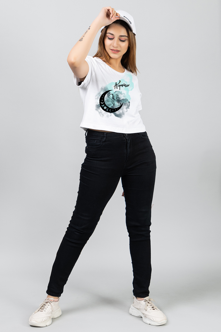 Aquarius Crop Tee