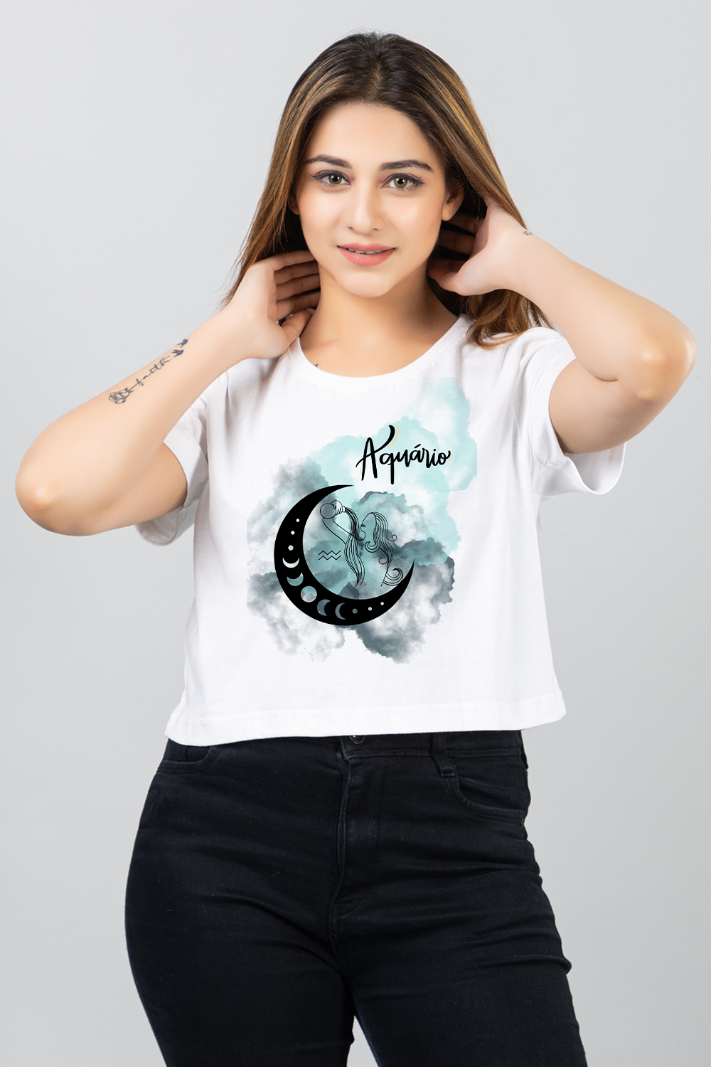 Aquarius Crop Tee